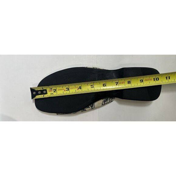 Claire Murray Womens Toile Black Cream Sandals Size 9 US Slip On - Picture 7 of 15